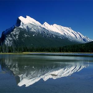 Mount Rundle Mirrored Mount Rundle Mirrored