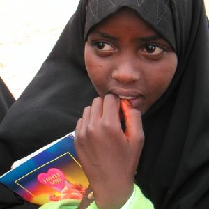 Schoolgirl in Somaliland Schoolgirl in Somaliland