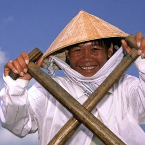 Water Taxi Rower, Vietnam Water Taxi Rower, Vietnam