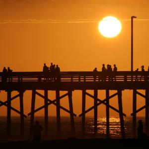 Sunset at Newport Beach Sunset at Newport Beach