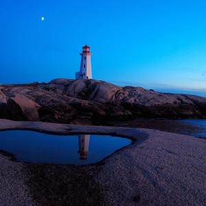 Sunset at Peggy's Cove Sunset at Peggy's Cove