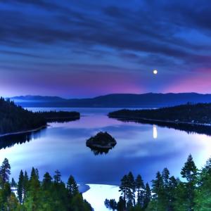 Full Moon at Emerald Bay Full Moon at Emerald Bay