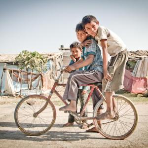Three Boys on a Bike Three Boys on a Bike