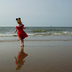 Minnie on the beach Minnie on the beach