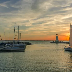 Sailboat Evening Sailboat Evening