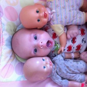 What! I'm not a triplet?! What! I'm not a triplet?!