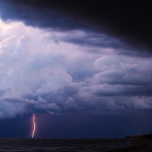 Thunderstorm Over Gulf Thunderstorm Over Gulf