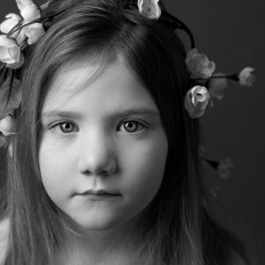 Girl in Flowers Girl in Flowers