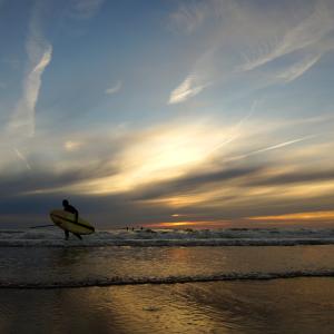 Stand up paddle at Sunset Stand up paddle at Sunset