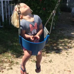 The joy of a swing The joy of a swing