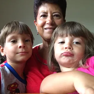 Spending the day with my grandkids Spending the day with my grandkids