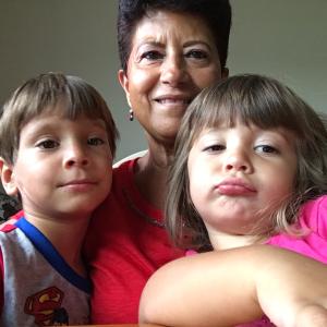 Spending the day with my grandkids Spending the day with my grandkids