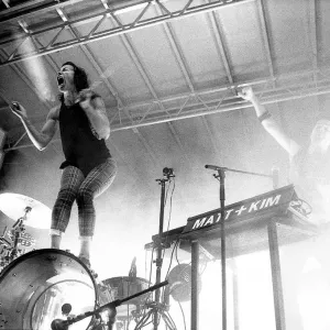 Matt & Kim on Kodak P3200 Matt & Kim on Kodak P3200