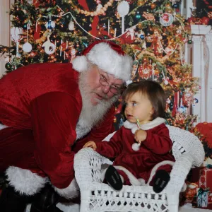 Santa sneaking in the picture. Santa sneaking in the picture.