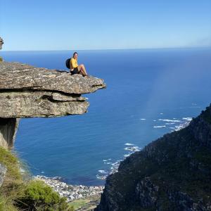 1060m high table mountain hike in Cape Town 1060m high table mountain hike in Cape Town
