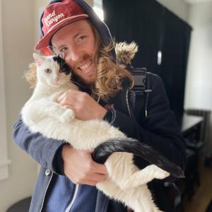 The cat that turned me into a cat person! The cat that turned me into a cat person!