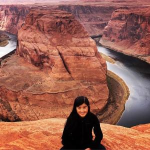 All smiles during my first time to #horseshoebend All smiles during my first time to #horseshoebend