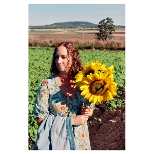 Just a girl with some flowers Just a girl with some flowers