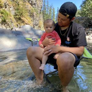 Melia’s first time at the river 💕 Melia’s first time at the river 💕
