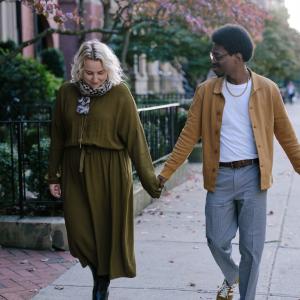 Lovers on a stroll Lovers on a stroll