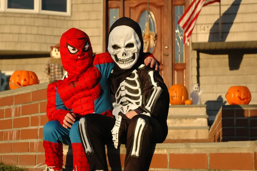 Brothers on Halloween Brothers on Halloween