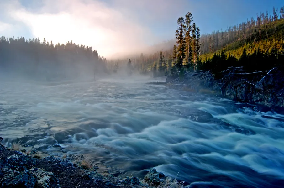 Yellowstone Morning Yellowstone Morning