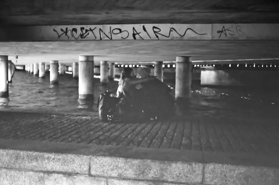 Under a bridge Under a bridge