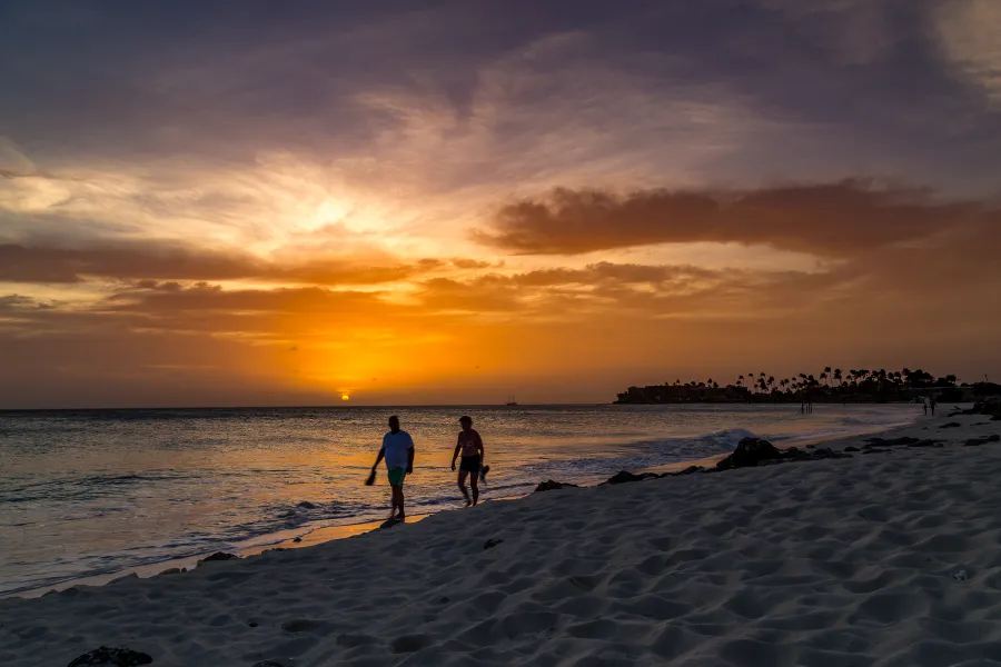 Sunset in Aruba Sunset in Aruba