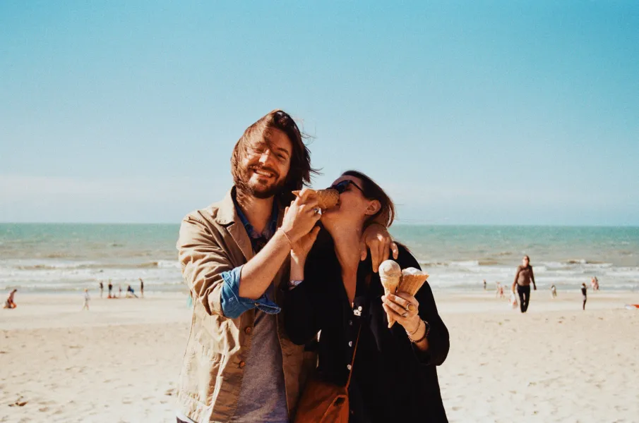 Ice cream in St Idesbald Ice cream in St Idesbald