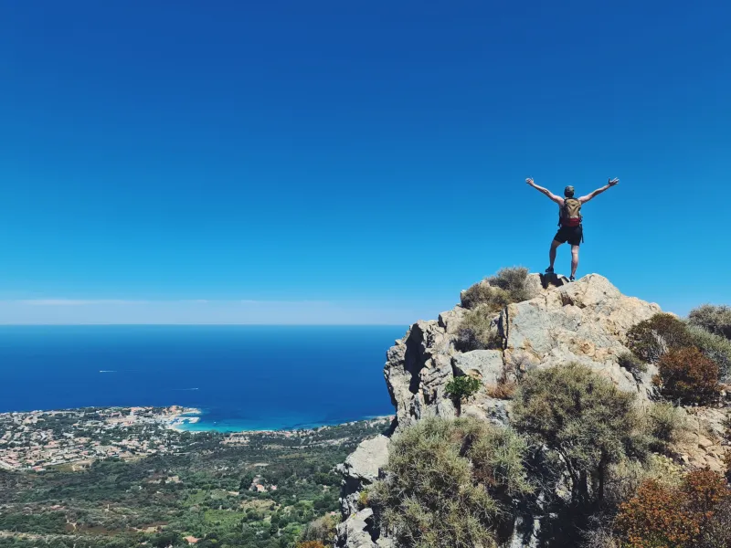 On the top of Corsica On the top of Corsica