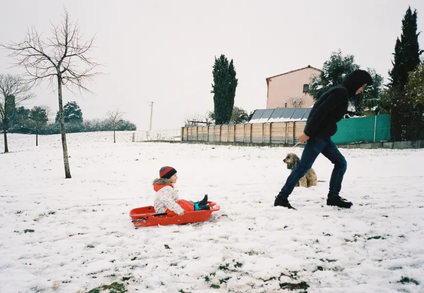 Milo et Julien. Saint-Ybars. Janvier 2021. Milo et Julien. Saint-Ybars. Janvier 2021.