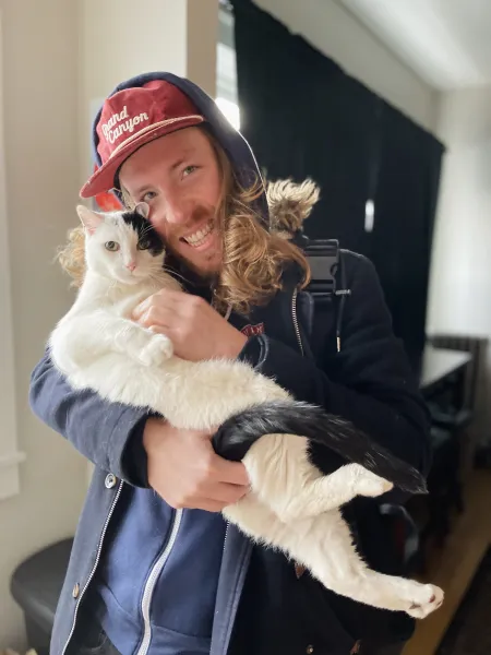 The cat that turned me into a cat person! The cat that turned me into a cat person!