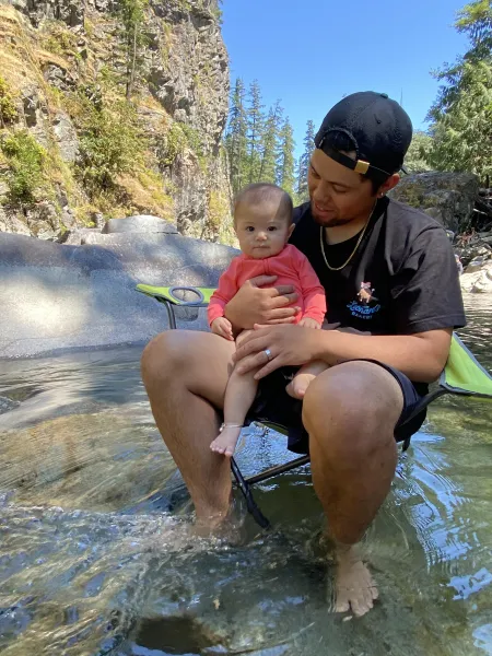 Melia’s first time at the river 💕 Melia’s first time at the river 💕