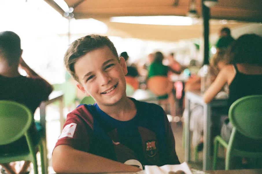 Family time on Barceloneta Beach Family time on Barceloneta Beach