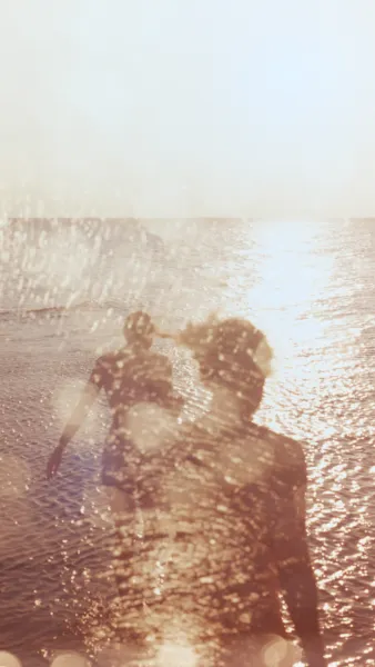 First swim in the ice cold sea First swim in the ice cold sea