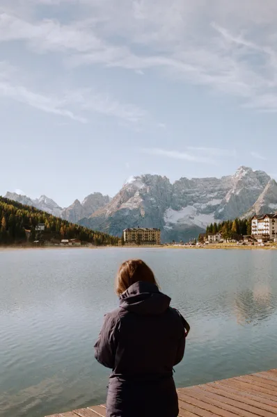 Stop at Lake Misurina