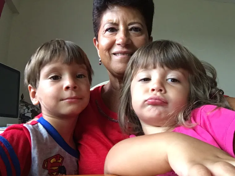 Spending the day with my grandkids Spending the day with my grandkids