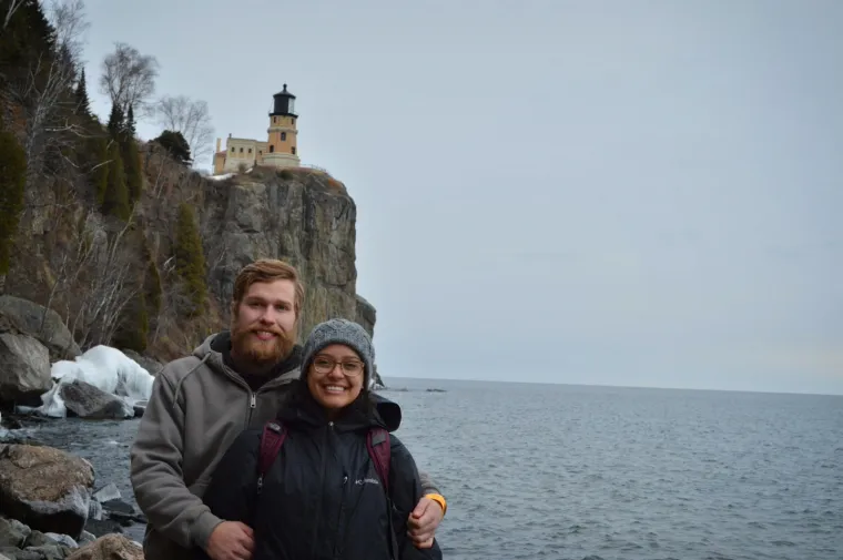 Easter Day at Split Rock Lighthouse in Two Harbors Minnesota  Easter Day at Split Rock Lighthouse in Two Harbors Minnesota