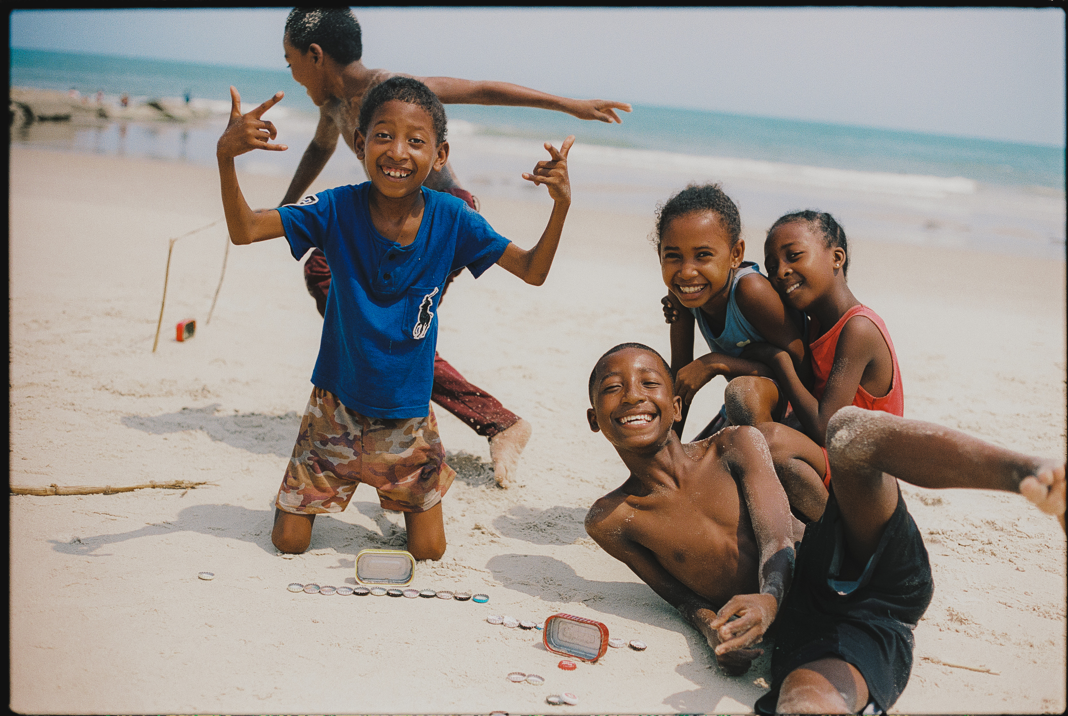 Morondava beach's life 