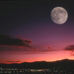 Moon Over Colorado Springs