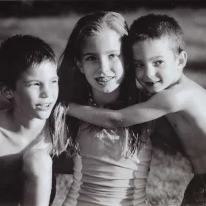 Siblings in Summer
