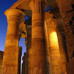 Kom-Ombo Temple Pillars