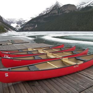 Canoes, Lake Louise, Albe