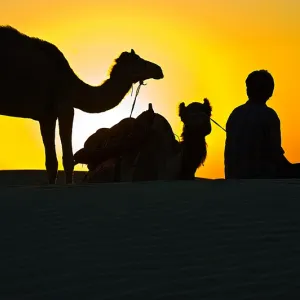 Sunset at Khuri Sand Dune