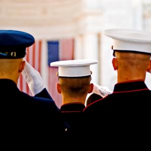Saluting the fallen