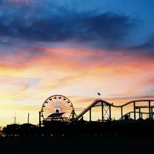 Santa Monica Pier Sunset