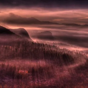 early morning shadows