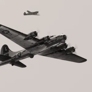 B17 with P40 escort