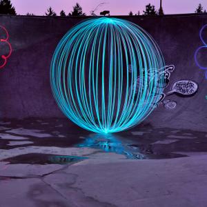 orb with flowers