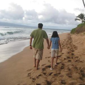 A walk with Daddy
